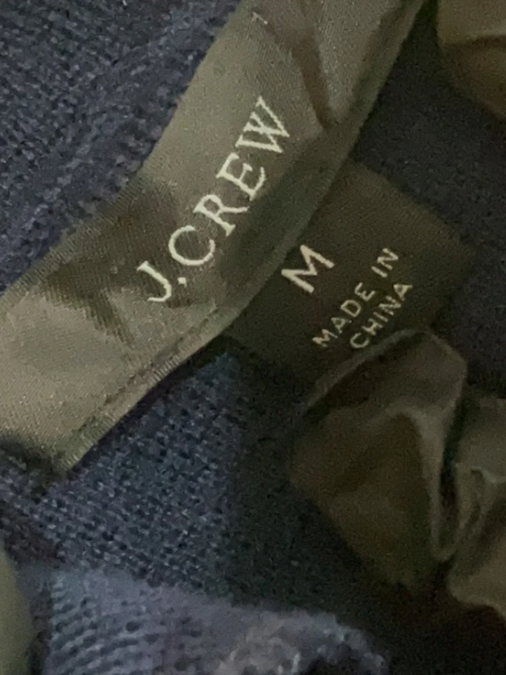 J. CREW Double Breasted Navy Wool Jacket Gold Buttons Size medium